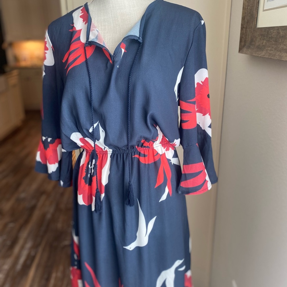 Floral Navy Dress